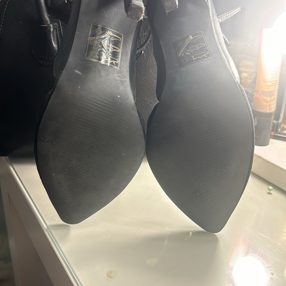 Suede pointy heels - Picture 7 of 10